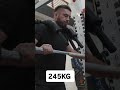 Gareth Thomas with a 245kg Box Squat | WRU TV