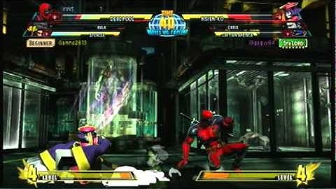 Marvel vs Capcom 3 Xbox Live Player Match 04-10-2011