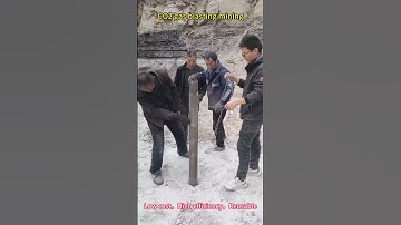 Carbon dioxide gas blasting mining, no need to use explosives #blasting #co2blasting