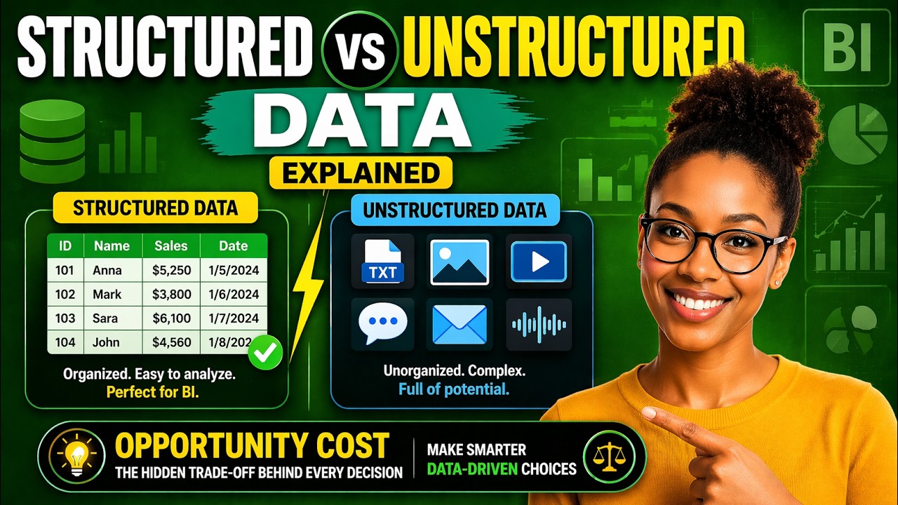 Structured vs Unstructured Data Explained | Opportunity Cost in ...