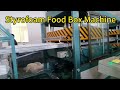 Styrofoam PS Food Box Disposable Plate Dish Tray Take Away Container Bowl Making Machine ( Ellie )