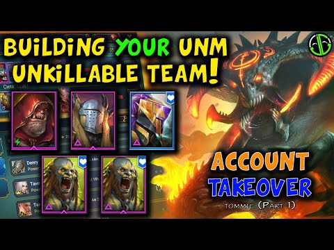 I Build Your Unkillable Clan Boss Team Account Takeover Tommie Youtube