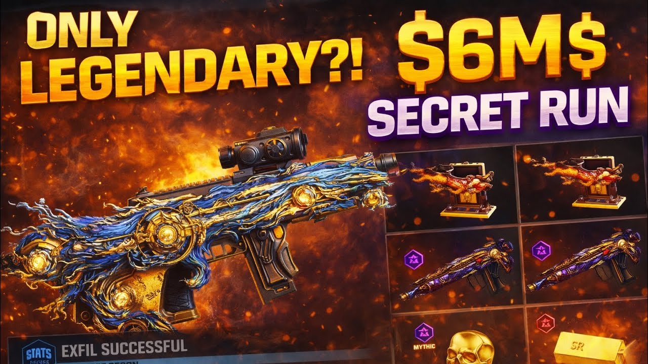 Legendary Challenge in DMZ 😈 6,000,000$ Escape + INSANE RAM-7 Build