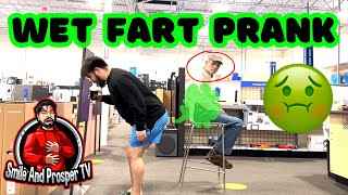 WET FART PRANK 🤢 - Kicked Out Of Best Buy And Target 😲