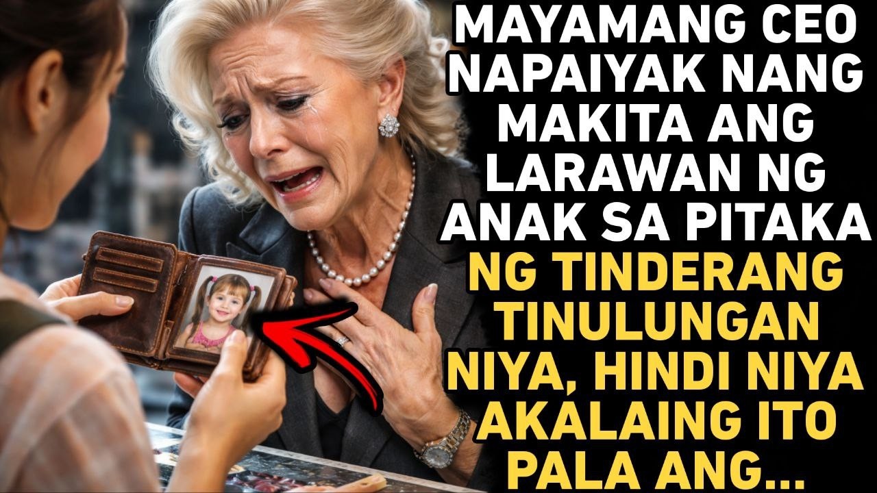 MAYAMANG CEO NAPAIYAK NANG MAKITA ANG LARAWAN NG ANAK SA PITAKA NG TINDERANG TINULUNGAN NIYA?!