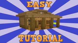 Minecraft Easy Small Horse Stables Tutorial