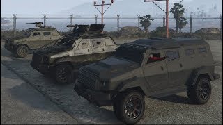 Gta 5 Airport Drag Race Insurgent Pick-Up Custom Vs. Insurgent Regular, Insurgent Pick-Up