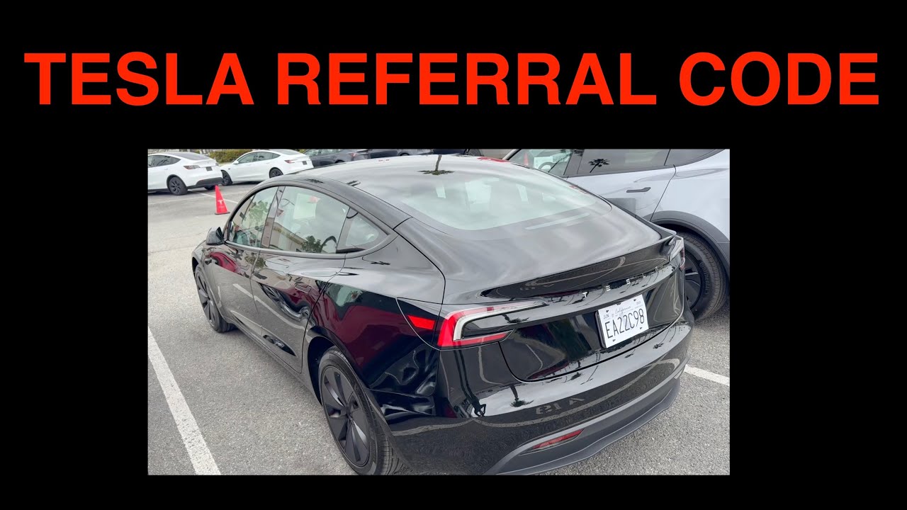 Tesla Referral Code:  SAVE $$$ when buying your Tesla!