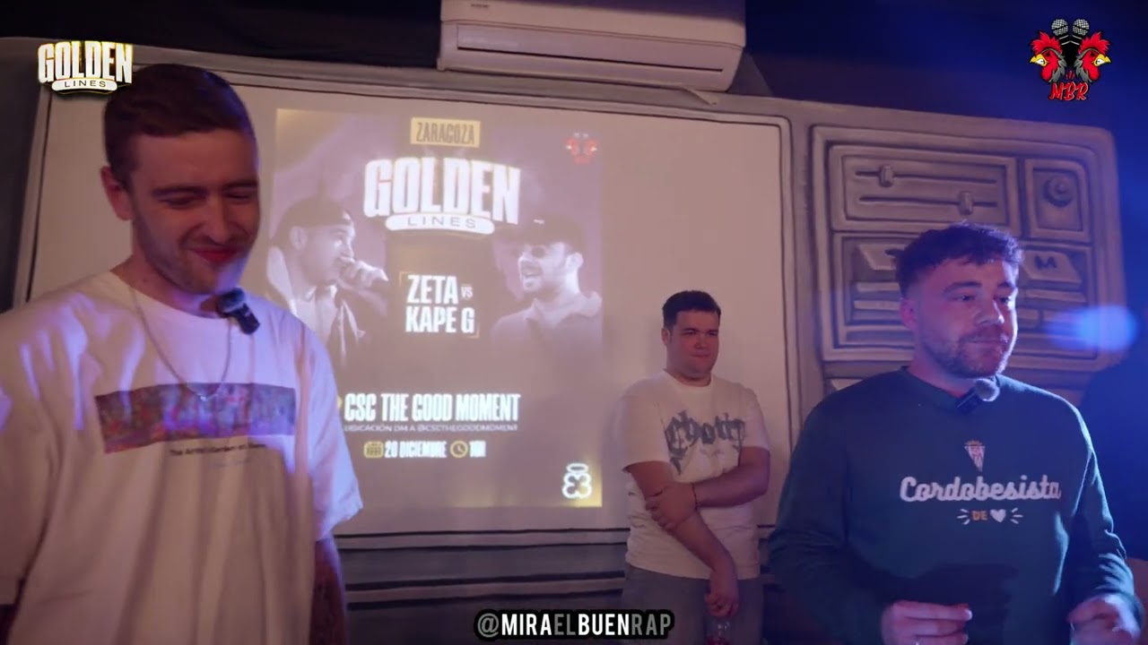 ZETA VS KAPE G BATALLA ESCRITA GOLDEN LINES NACIONAL ZARAGOZA 2025