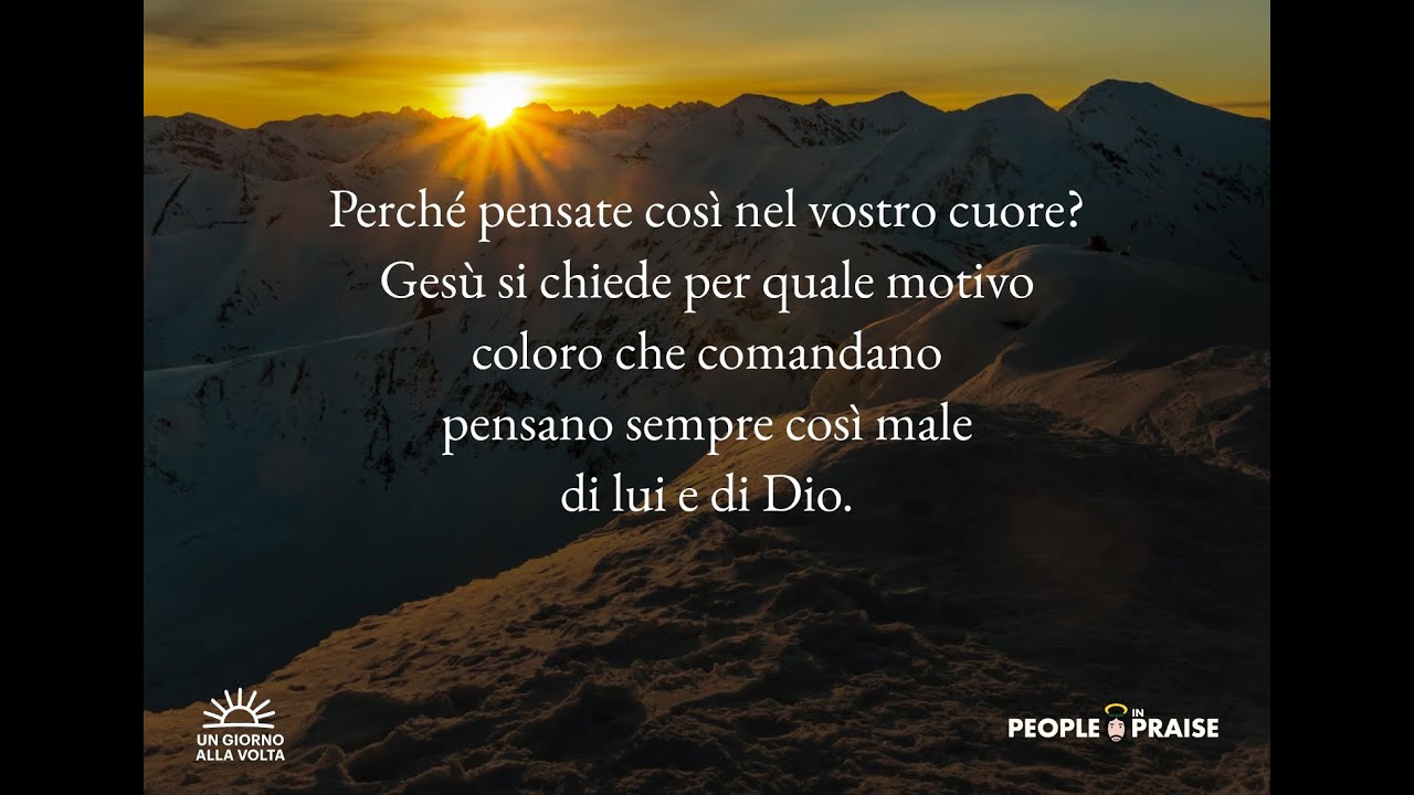 ALZATI E CAMMINA Vangelo di Luca 5,17 26 - YouTube