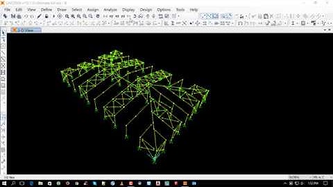 sap2000 v19 design steel structural building 01