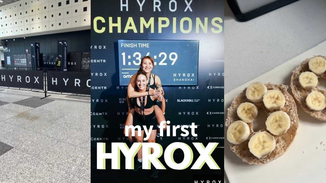 my first hyrox race (vlog) 👟🏁⭐️