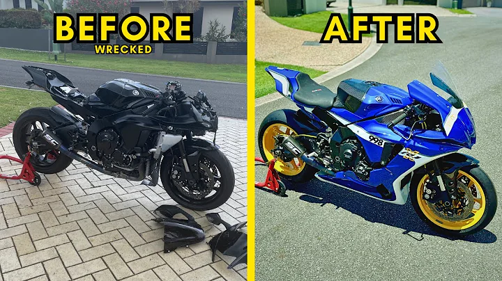FULL BUILD - REBUILDING A CRASH DAMAGED 2023 YAMAHA R1