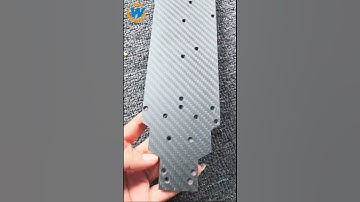Customized 3K Carbon Fiber Plates #carbonfiber #cnc #diy #drone #FPV #rccar #simracing #steelwheels