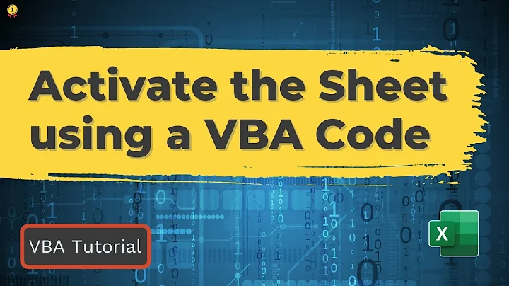 VBA Activate Sheet | How to Activate the Sheet using a VBA Code