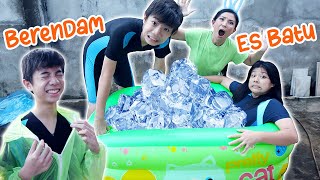 BERENDAM DI KOLAM ES BATU ! DINGIN BANGET ! Tantangan Lucu | CnX Adventurers