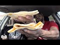 Eating Taco Bell "Grand Stackers Box"