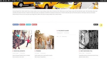 How to create Simple Slider, Fullscreen Ribbon, Flow Portfolio posts