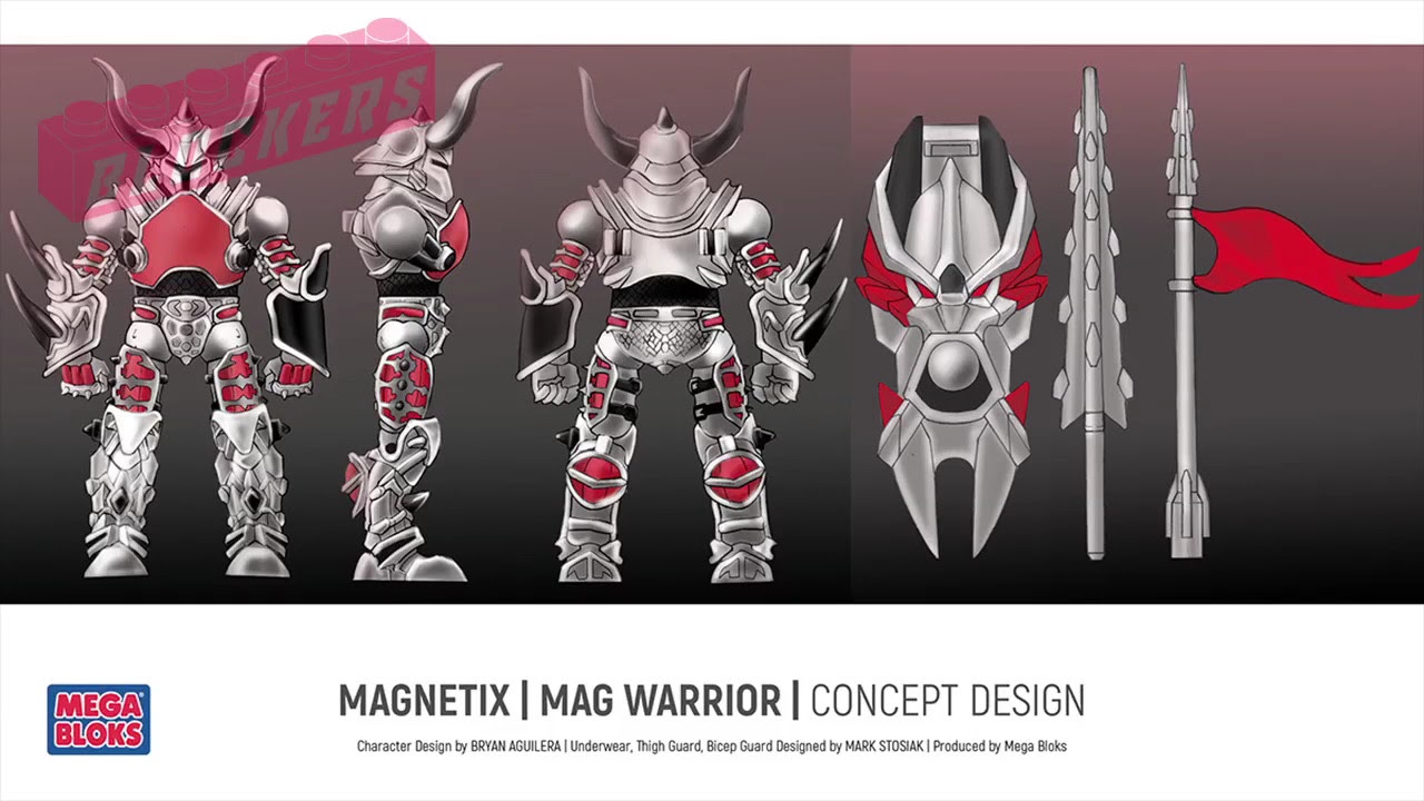 Mag Warriors Concept Art Mega Bloks ★