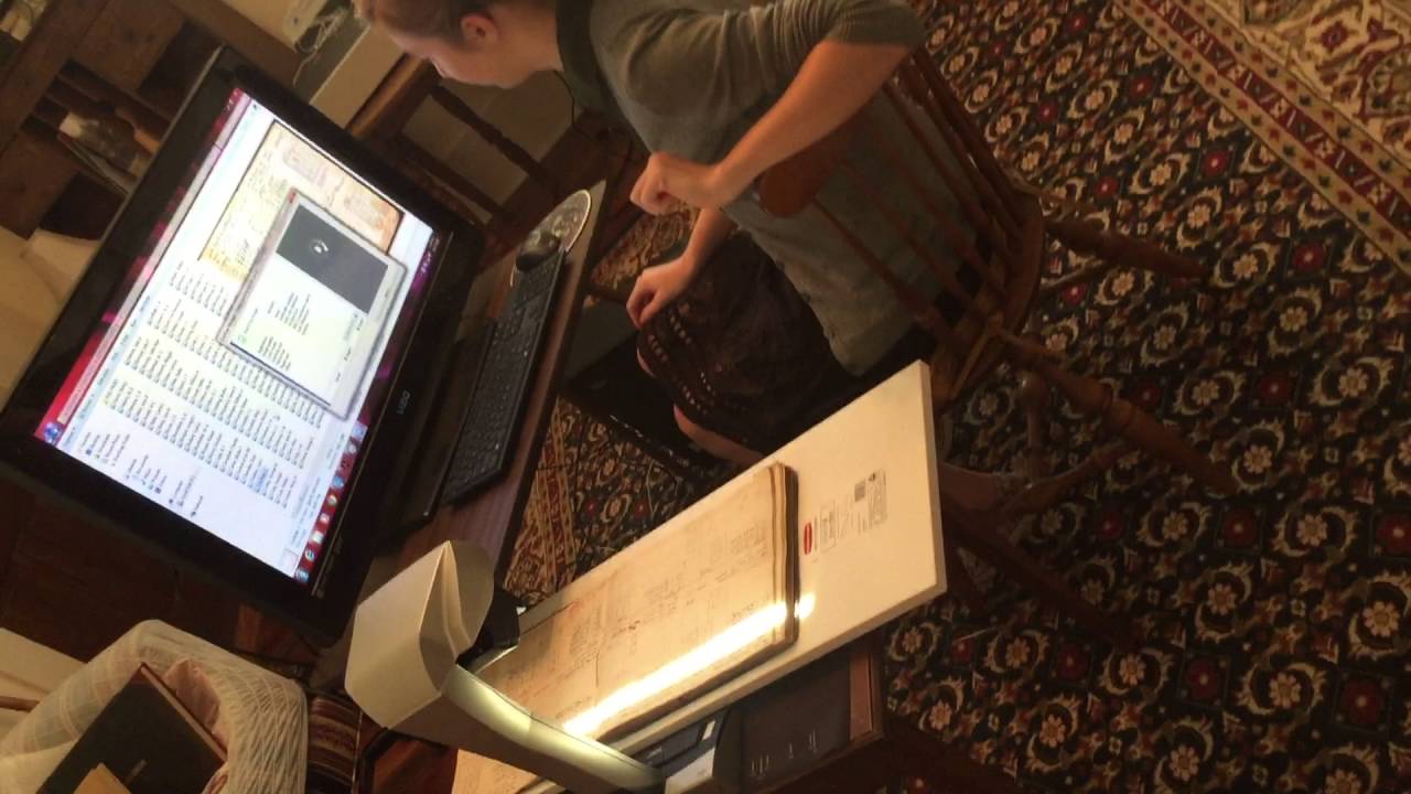 Scanning of 100 year old grave records at Oconee Hill Cemetery