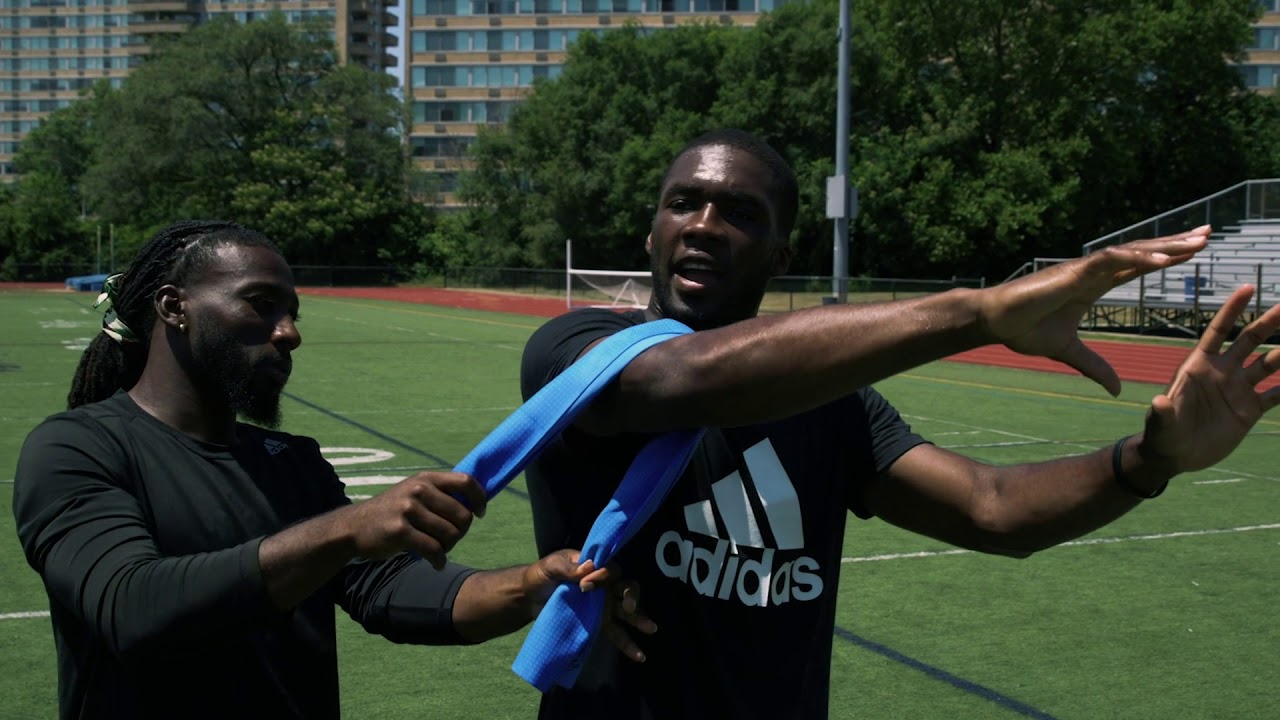 Nelson Agholor Catching Drill for Receivers