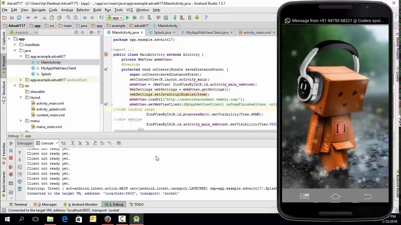 android webview example source code How to open webpage in android studio (webview example) youtube.