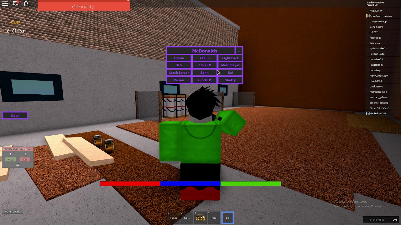 roblox free the streets gui elektrosploit v3 by storm