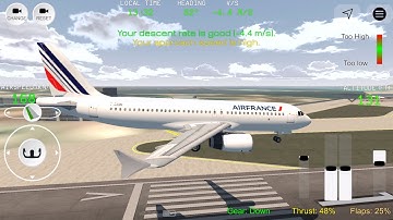 RC FS Advanced Real Flight Simulator GamePlay A320 AIR FRANCE by ios Android 4/13/22 AHP EP73