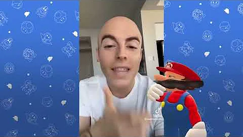 Mario Attempts Tik Tok Challenges