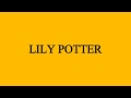 Lily potter  oblivion lyrics