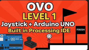 OVO Level 1 – Made with Arduino UNO, Joystick & Processing IDE! 🕹️💻