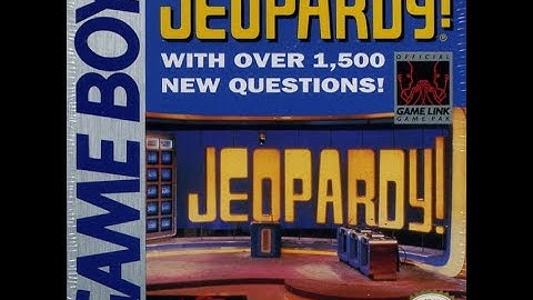 Game Boy Jeopardy! 8th Run Game #21