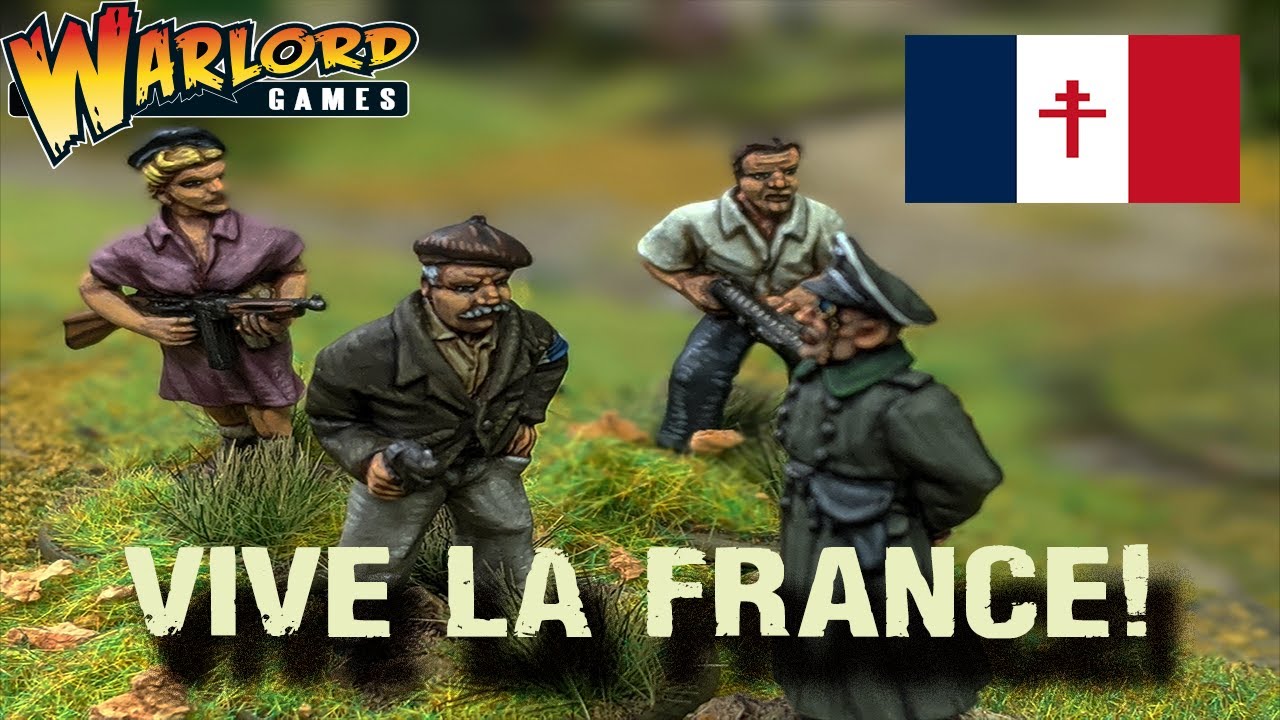 New French Resistance Miniatures by Warlord Games!