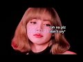 Lisa crying in Blackpink movie