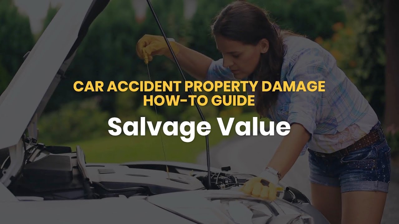 CAR ACCIDENT PROPERTY DAMAGE HOWTO GUIDE Salvage Value YouTube