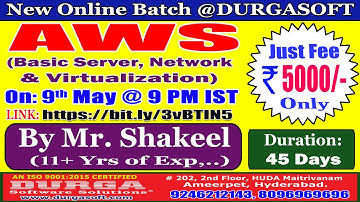AWS Online Training @ DURGASOFT