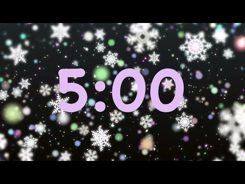 5 Minute Nice Snowflake Timer | Soothing Lovers