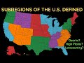 Subregions of the U.S. Defined