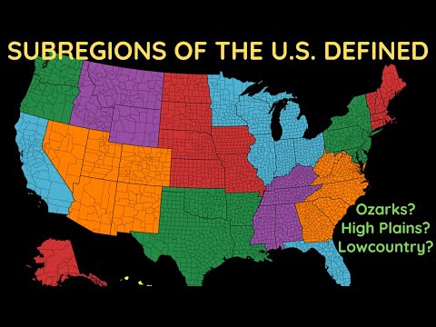 Subregions of the U.S. Defined