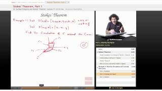 "Stoke's Theorem, Part 1" | Multivariable Calculus with Educator.com