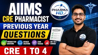 AIIMS CRE Pharmacist PYQ Series Part 1 #aiimscre2026 #aiimspharmacist