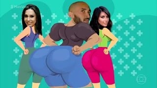 Baixar Homem tem o Bumbum maior que gracyanne barbosa e Kim Kardashian e vira Muso 'Mais Você 22/