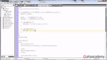 PHP 튜토리얼: 블로그 만들기(6/11부)