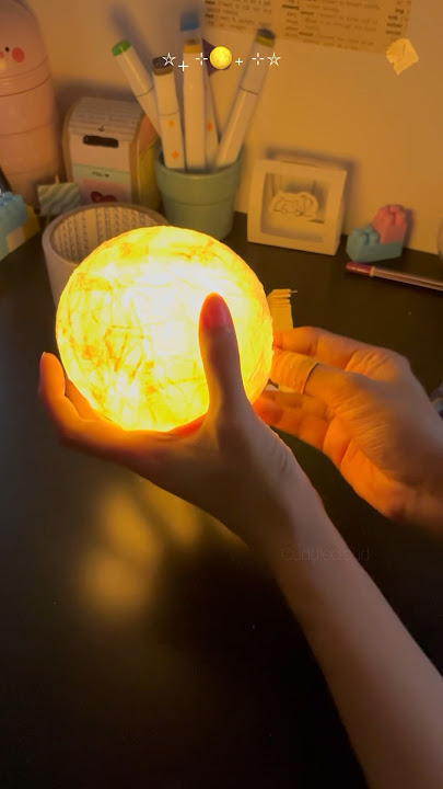 Diy Moon Lamp ഇത്ര easy ആയിരുന്നോ #diy #diyideas #craft #shorts