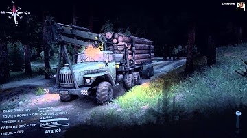 SpinTires - How to Load & Transport Lumbers on Coast Map