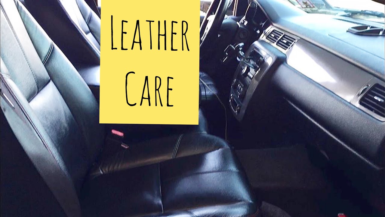 How to care for leather Car Basics carbasics leathercare leather