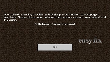 How to fix Multiplayer connection failed in Minecraft server 