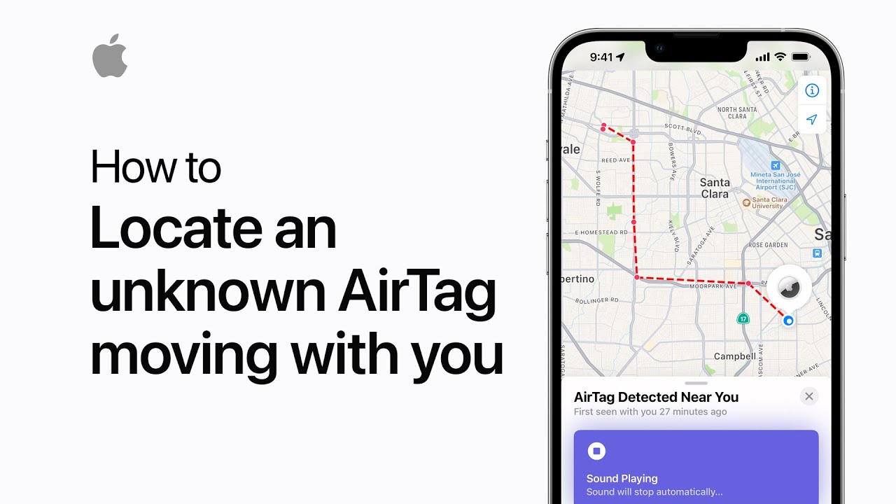 How to locate an unknown AirTag moving with you on iPhone