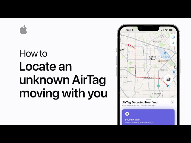 How to locate an unknown AirTag moving with you on iPhone