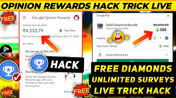 (Surveys H@ck🤑) Google Opinion Rewards FREE REDEEM CODE | How to get Free Redeem code | REDEEM CODE